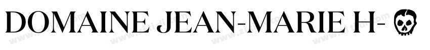 DOMAINE JEAN-MARIE H字体转换